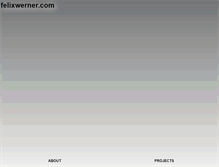 Tablet Screenshot of felixwerner.com